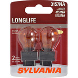 Lâmpada Automotiva Sylvania 3157na Long Life Amber 2 Lâmpa