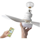 Lampada Com Ventilador De