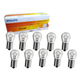 Lâmpada Comum 1 Polo 12v P21w Philips 12498 Caixa C 10