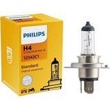Lampada Comum 12v Mod H4 60 55w Original Philips 12342 Unid