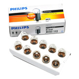 Lampada Comum 12v R10w 67 Philips 12814 Caixa 10 Unidades Cor Da Luz Amarelo