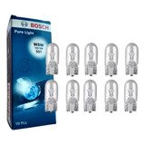 Lâmpada Comum 12v W5w Pingo T10 Esmagada Bosch Caixa C  10