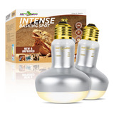 Lâmpada De Calor Repti Zoo 100w Intense Basking Spot Pacote