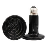 Lâmpada De Cerâmica Aquecedora Infravermelho Para Terrários Répteis Anfíbios E Aves 100w 220v Alta Eficiência Térmica Resistente E Segura Marca Lorben