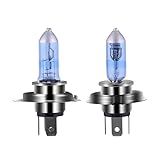 Lâmpada De Farol Halógeno 9003 H4 Com Luz Super Branca P43T 12V 55W Ou 60W 5000K Pacote Com 2 Garantia De 1 Ano