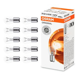 Lâmpada De Freio 7225 P21 4w 12v Com 10 Peças Osram