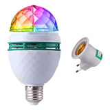 Lampada De Led Colorido Giratoria Rotativa Maluca Mais Forte