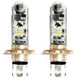 Lampada De Led H4 Moto Carro Farol Efeito Xenon 8000k 6d Par
