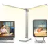 Lâmpada De Mesa Led   Lâmpada De Estudo Dobrável  Lâmpada De Leitura  Lâmpada Com Duas Cabeças  Ideal Para Escritórios E Casa  5 Modos De Luz tecnologia De Proteção Para Os Olhos branco