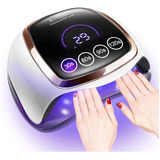 Lâmpada De Prego Polonês Gel 168w Led Uv Secador De Unhas A