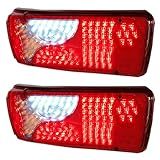 Lâmpada De Sinalização De Luz De Freio Traseira 2 Peças Para MAN DAF TGX Scania Mercedes Sprinter 24V Para Caminhão De Reboque De Caminhão