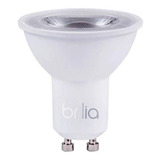 Lâmpada Dicroica Led Brilia 4w Bivolt Gu10 Quente 3000k Cor Da Luz Branco Quente 3000k