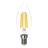 Lâmpada E14 Led 4w Vela Lisa 127v Mundial Lux