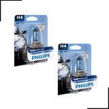 Lâmpada Farol Fiat Palio Philips H4 Bluevision