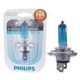 Lâmpada Farol H4 Philips Crystal Vision