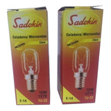 Lâmpada Geladeira Electrolux Dc47a dc49a E14 15w X 127v 2pçs