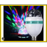 Lâmpada Giratória Bola Maluca Festas Globo De Luz Led Rgb