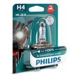 Lâmpada H4 Philips Para Moto Xtreme Vision 130 A Mais Luz