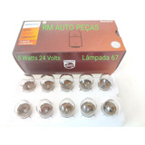 Lampada Lanterna Placa Pisca 67 Philips 05w 24v Caixa C 10
