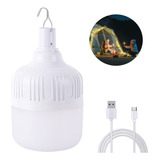 Lâmpada Led Bulbo 100w Luzes De Emergência Usb Bivolt