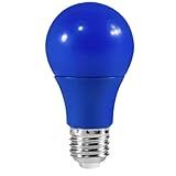 Lâmpada LED Bulbo A60 7W Colorida Decorativa E27 Bivolt Azul
