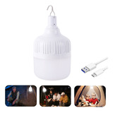 Lâmpada Led Bulbo Camping 80w Luzes De Emergência Usb Bivolt