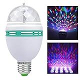 Lâmpada Led Colorida Giratório Com Adaptador De Tomada