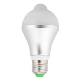 Lâmpada Led Com Sensor De Movimento E27 5w Pir Infrared Auto