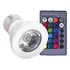 Lâmpada Led Dicróica Rgb 16 Cores 5w Bivolt E27 Com Controle