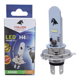 Lâmpada Led Farol Moto H4 8000k Super Branca Efeito Xenon