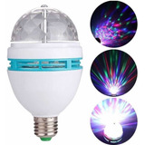 Lâmpada Led Giratória Colorida Globo De Luz Festa Soquete 110v 220v