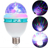 Lampada Led Giratoria Colorida Rgb Balada Decoração Festa