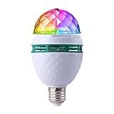 Lâmpada Led Globo Colorida RGB Rotativa