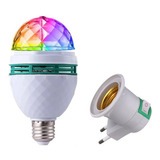 Lâmpada Led Globo Colorido Giratório Para Festa Discoteca Dj 110v 220v