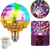 Lâmpada LED Globo Giratória Colorida RGB Efeito Laser Estroboscópico 4W 110V 220V Para Festas Discoteca Show Dj E Decoração De Ambiente