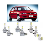 Lâmpada Led Gol G3 Farol Duplo 2000 A 2005 Super Led 6000k