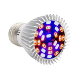 Lampada Led Grow 28w E27 Full Spectrum Cultivo Indoor