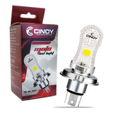 Lâmpada Led H4 Para Motos Honda 6500k 1000lm 10w 48 Leds
