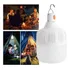 Lâmpada Led Lampião Camping Acampamento Recarregável S/fio Cor Branco