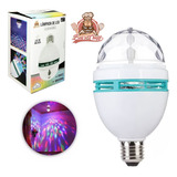 Lâmpada Led Luz Giratória Rgb Dj Jogo De Balada Festa K4143