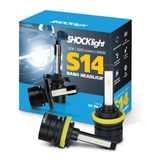 Lâmpada Led Nano Shocklight S14 H1 H3 H7 H11 H16 H27 Hb3 Hb4