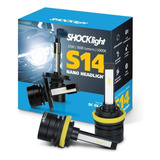 Lâmpada Led Nano Shocklight S14 H1 H3 H7 H11 H16 H27 Hb3 Hb4