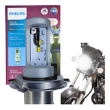 Lâmpada Led Philips Ultinon Moto H4 6000k 12v 9w 130 Luz