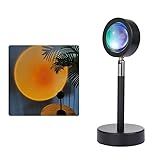 Lâmpada Led Projetor De Pôr Do Sol, Com Rotação De 180 Graus - Carregamento Usb - Cor: Luz Solar