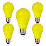 Lampada Led Repelente 12w Bivolt Anti Inseto Mosquito 5 Un Cor Da Luz Amarela 110v 220v