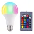 Lâmpada Led Rgb 16 Cores 10w Bivolt E27 Com Controle Remoto 110v/220v