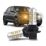 Lâmpada Led Seta Drl Amarela Branca Ambar Pisca Ba15s 1156