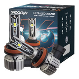 Lâmpada Led Shocklight S16 H1 H3 H7 H11 H27 Hb3 Hb4 Hir2