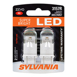 Lâmpada Led Sylvania 3157 Zevo Red Para Luzes De Parada E Tr