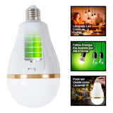 Lampada Luminária Emergencia Bivolt Led Bocal Recarregavel